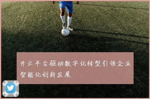 开云平台驱动数字化转型引领企业智能化创新发展